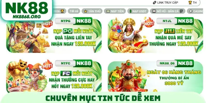 Chuyên mục tin tức dễ xem